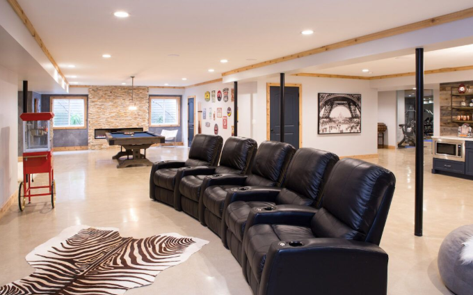 Basement Entertainment Room Design Ideas
